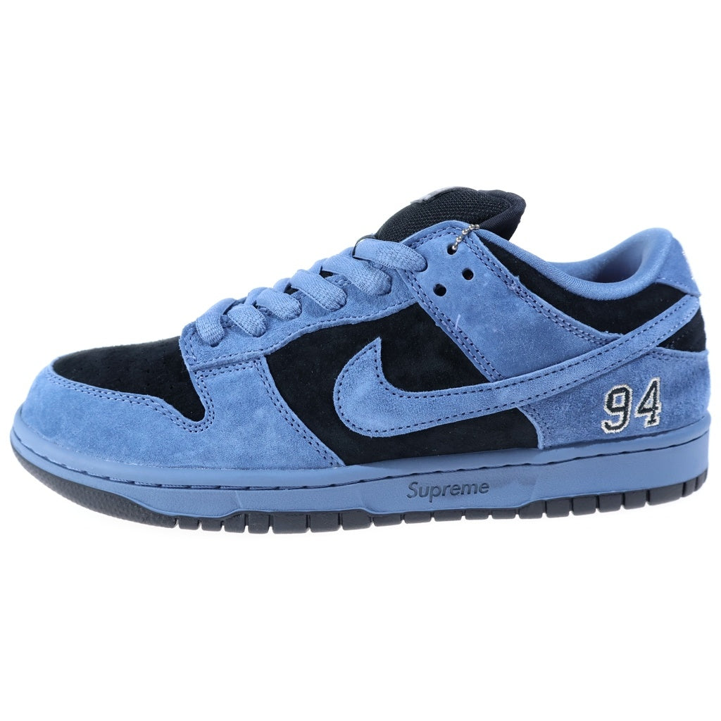 NIKE SB(ナイキエスビー) 25AW ×SUPREME DUNK LOW OCEAN FOG 北米限定 シュプリーム ダンク オーシャン フラッグ ローカットスニーカー ブルー/ブラック US9/27cm HQ8487-400