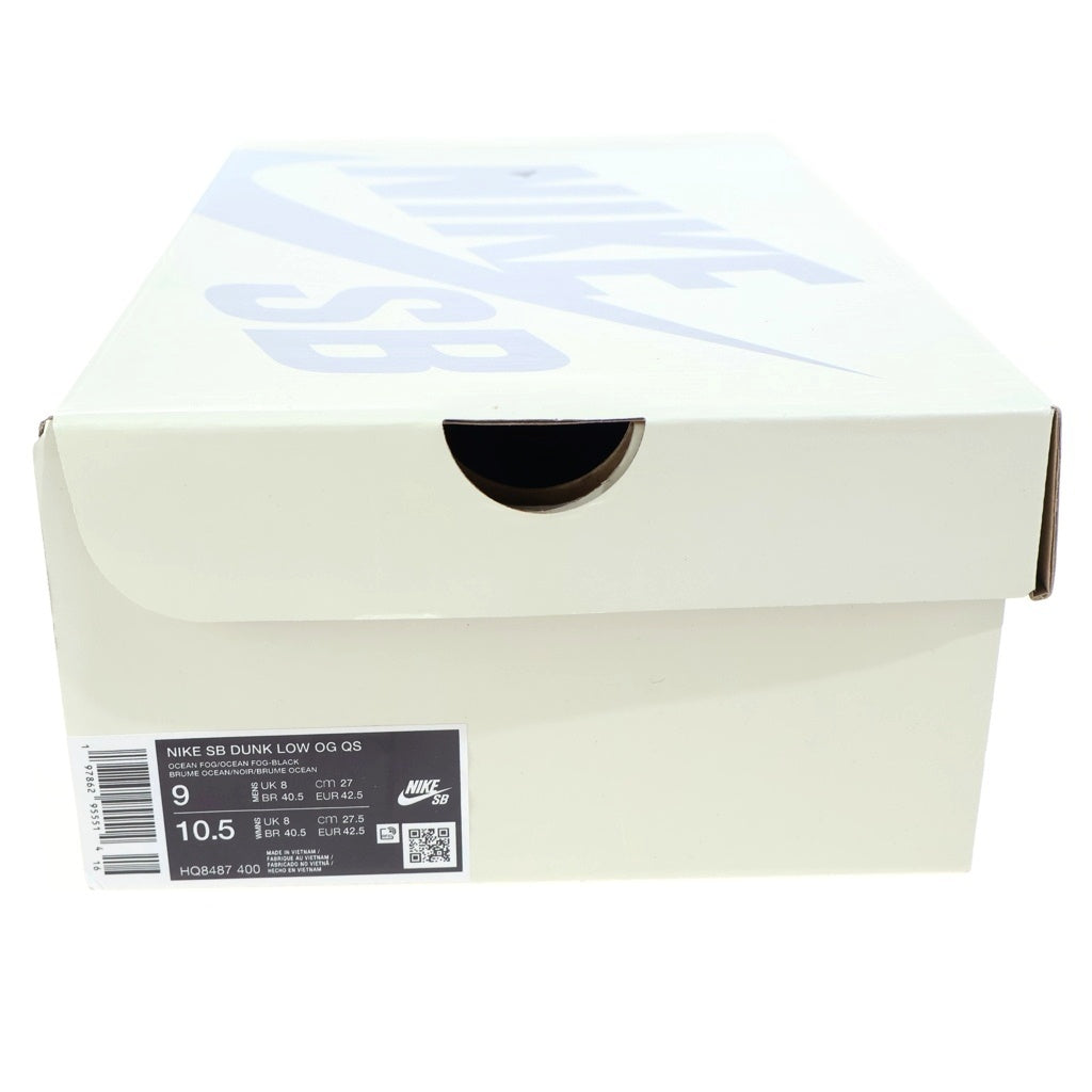 NIKE SB(ナイキエスビー) 25AW ×SUPREME DUNK LOW OCEAN FOG 北米限定 シュプリーム ダンク オーシャン フラッグ ローカットスニーカー ブルー/ブラック US9/27cm HQ8487-400