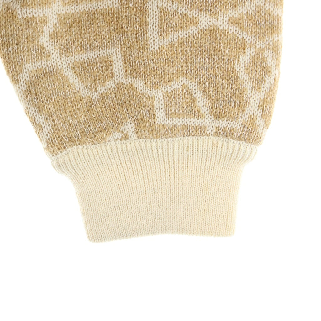 Christian Dior(クリスチャンディオール) 90s SPORTS LINE V Neck Knit スポーツライン Vネックニット セーター ウール ベージュ 6D257 レディース
