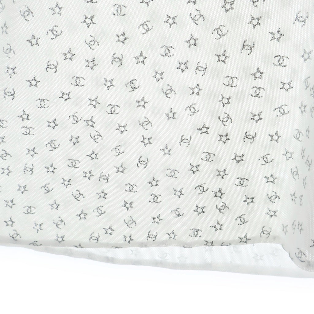 CHANEL(シャネル) 2024 RESORT Star CC Tops スター ココマークノースリーブトップス タンクトップ ポリエステル ホワイト P76301V68047 レディース