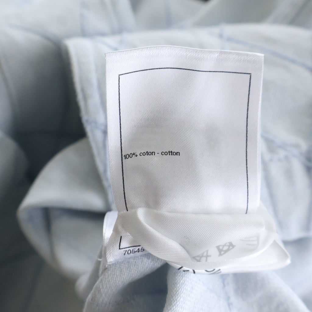 CHANEL(シャネル) 26SS COCO BEACH Denim Jacket ココビーチ デニム シャツジャケット マトラッセデザイン ライトブルー P81450V73940 レディース