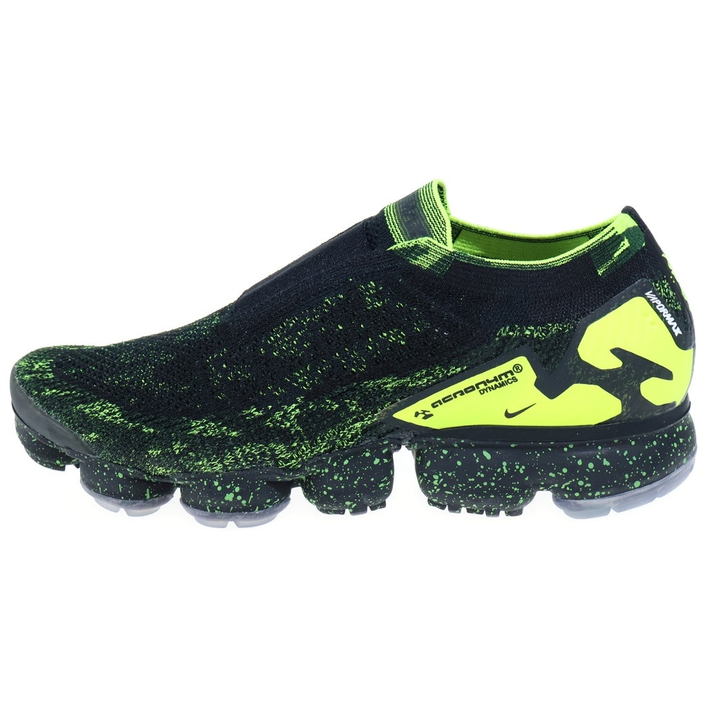 NIKE(ナイキ) ×ACRONYM VAPORMAX MOC2 THE ILLUSIONAL JA アクロニウム エアヴェイパーマックスモック2 ローカットスニーカー ブラック/グリーン US9.5/27.5cm AQ0996-007