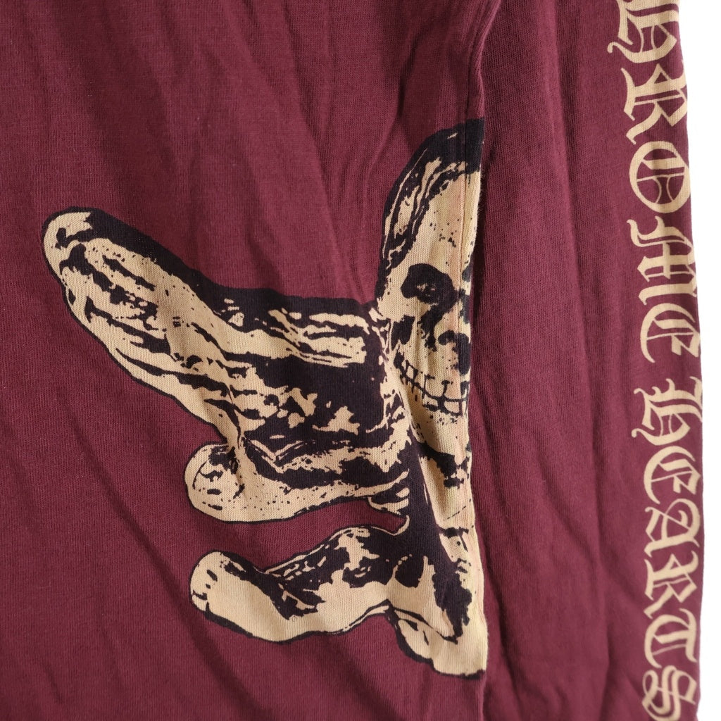 CHROME HEARTS(クロムハーツ) OLD FOTI LONG SLEEVE フォティ クルーネック 長袖Tシャツ カットソー レッド