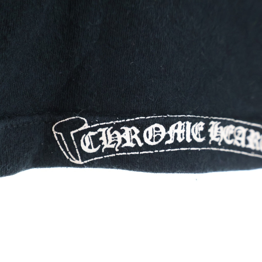 CHROME HEARTS(クロムハーツ) OLD S/S オールド ヴァインダガー 袖プリント クルーネック 長袖Tシャツ カットソー ブラック
