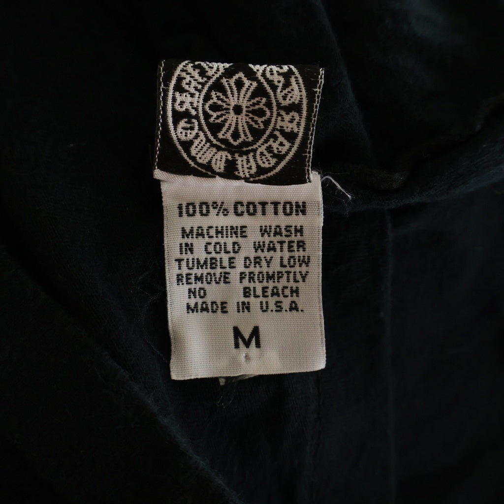 CHROME HEARTS(クロムハーツ) OLD S/S オールド ヴァインダガー 袖プリント クルーネック 長袖Tシャツ カットソー ブラック