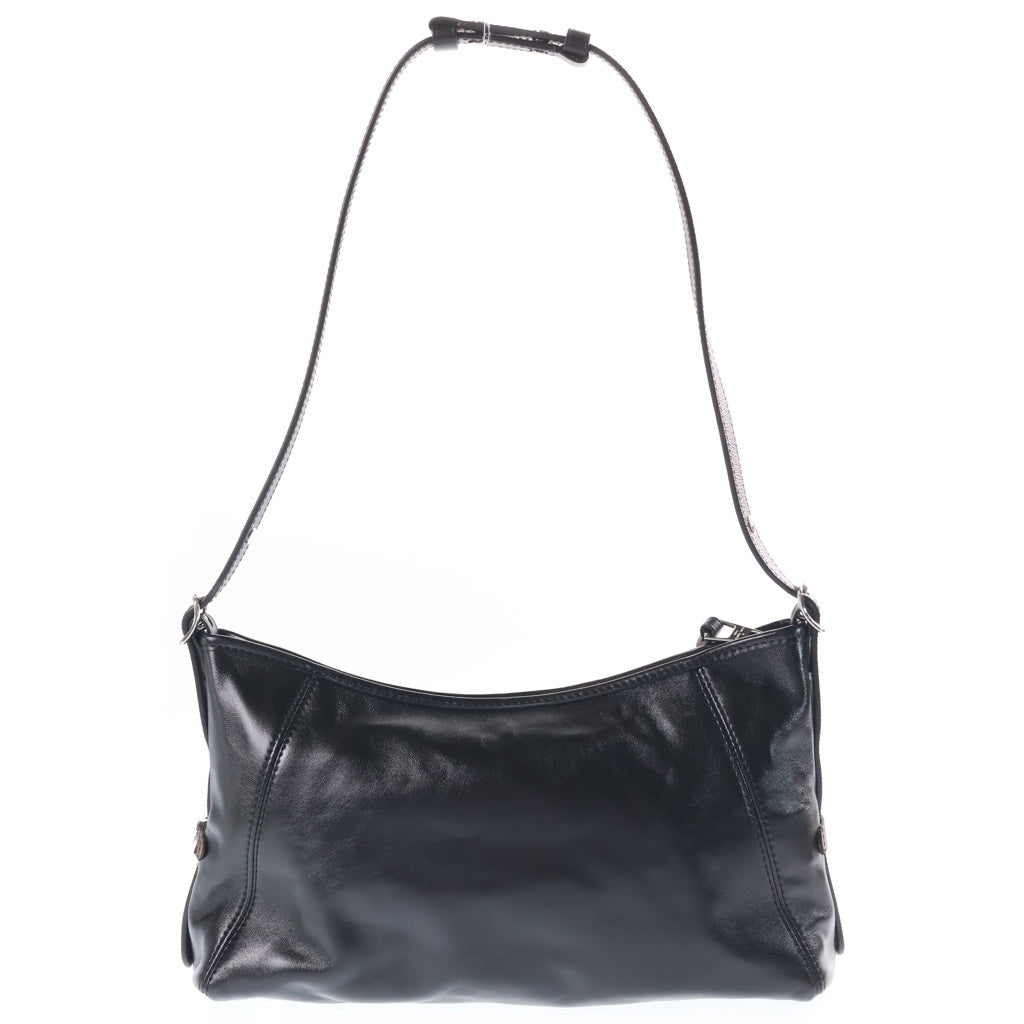 LOUIS VUITTON(ルイヴィトン) LVバイブ キャリーオールEW ショルダーバッグ ブラウン×ブラック レザー×PVC M28160 ゴールド金具 レディース