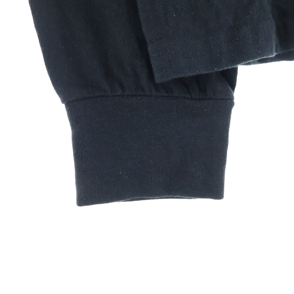 SUPREME(シュプリーム) 21SS ×HYSTERIC GLAMOUR L/S Tee ヒステリックグラマー ロゴプリント クルーネック 長袖Tシャツ カットソー ブラック
