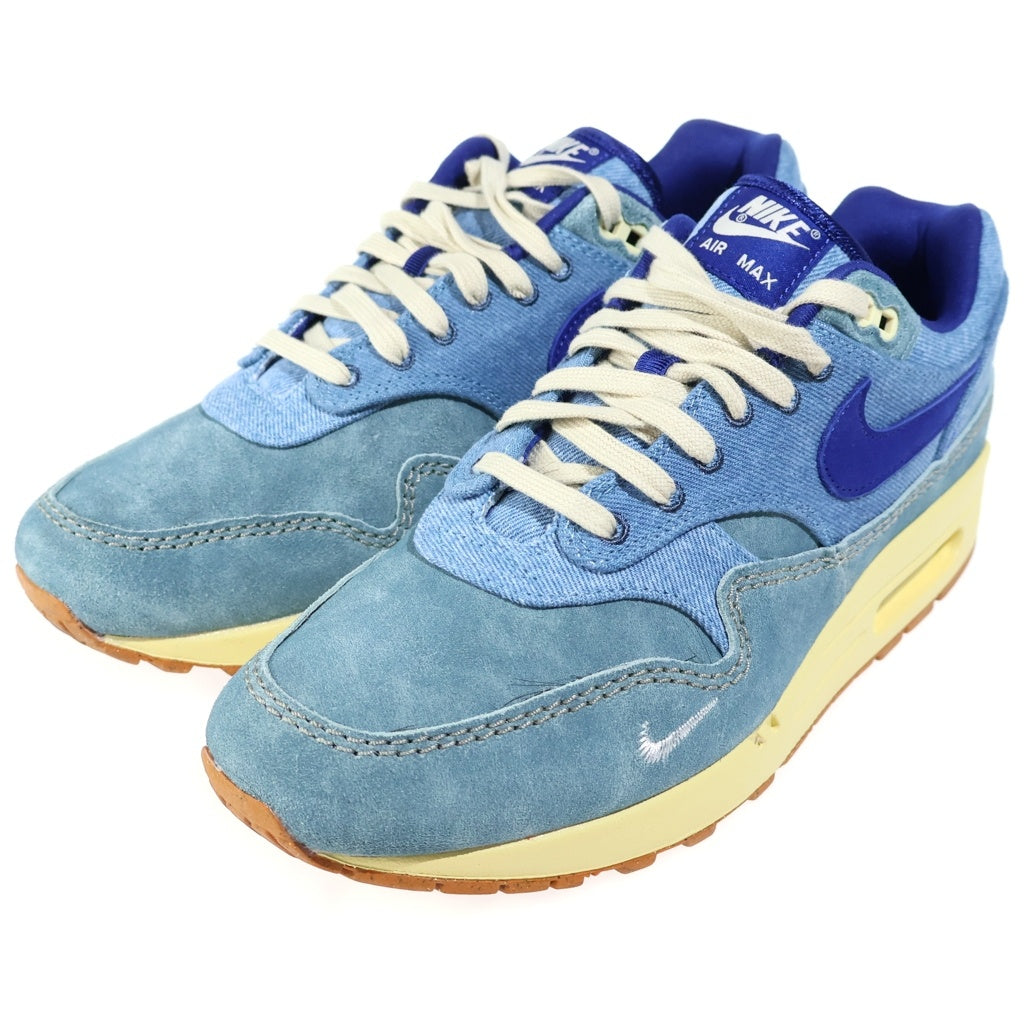 NIKE(ナイキ) AIR MAX 1 PRM DIRTY DENIM エアマックス1 ダーティデニム ローカットスニーカー インディゴ US10/28cm DV3050-300
