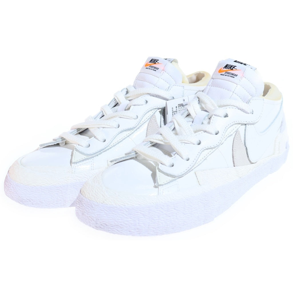 NIKE(ナイキ) ×sacai BLAZER LOW サカイ ブレザー ローカットスニーカー ホワイト US10/28cm DM6443-100