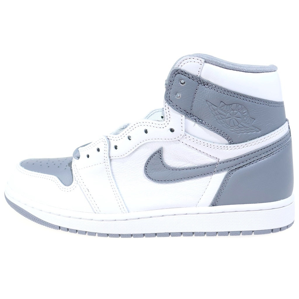 NIKE(ナイキ) AIR JORDAN 1 HIGH OG STEALTH エアジョーダン1 ステレス ハイカットスニーカー ホワイト/グレー US10/28cm 555088-037