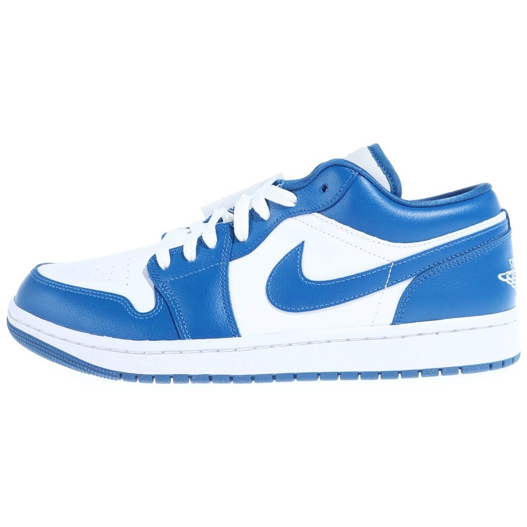 NIKE(ナイキ) WMNS AIR JORDAN 1 LOW MARINA BLUE ウィメンズ エアジョーダン1 ローカットスニーカー ホワイト/ブルー US11.5/28.5cm DC0774-114