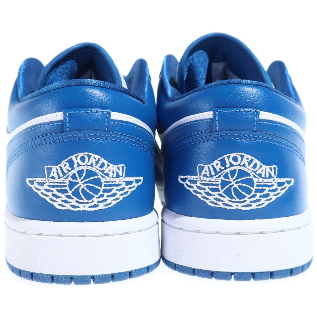 NIKE(ナイキ) WMNS AIR JORDAN 1 LOW MARINA BLUE ウィメンズ エアジョーダン1 ローカットスニーカー ホワイト/ブルー US11.5/28.5cm DC0774-114
