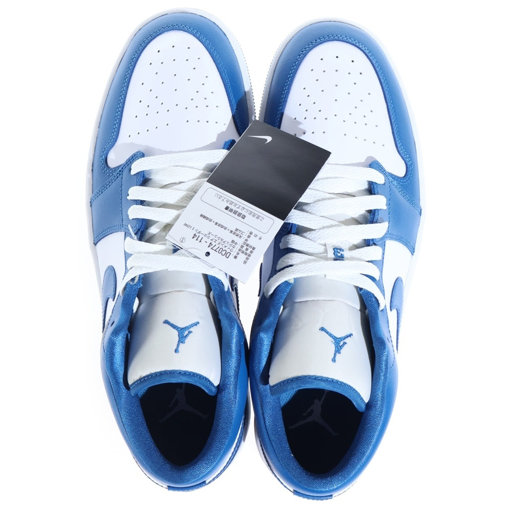 NIKE(ナイキ) WMNS AIR JORDAN 1 LOW MARINA BLUE ウィメンズ エアジョーダン1 ローカットスニーカー ホワイト/ブルー US11.5/28.5cm DC0774-114
