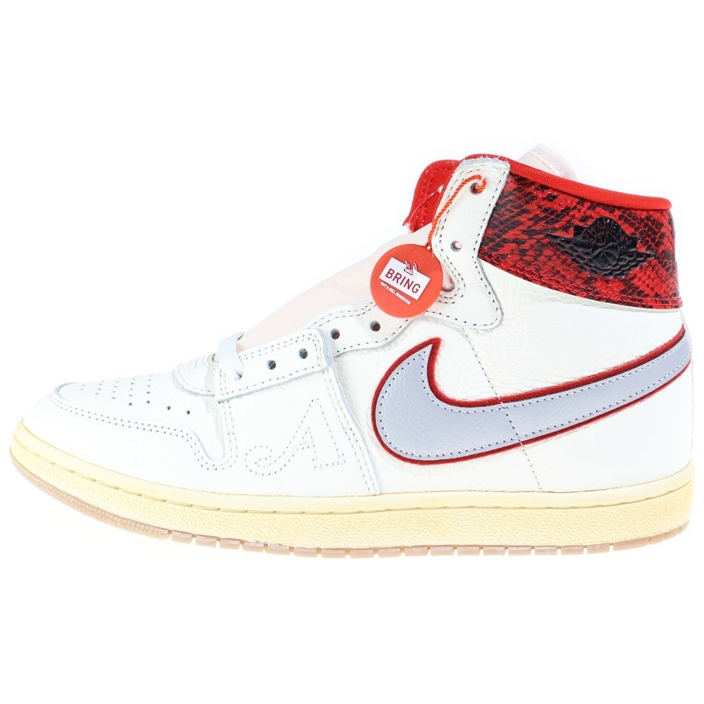 NIKE(ナイキ) ×AWAKE NY JORDAN AIR SHIP SP UNIVERSITY RED アウェイクニューヨーク ジョーダンエアシップ ハイカットスニーカー ホワイト/レッド US10/28cm FN8675-100