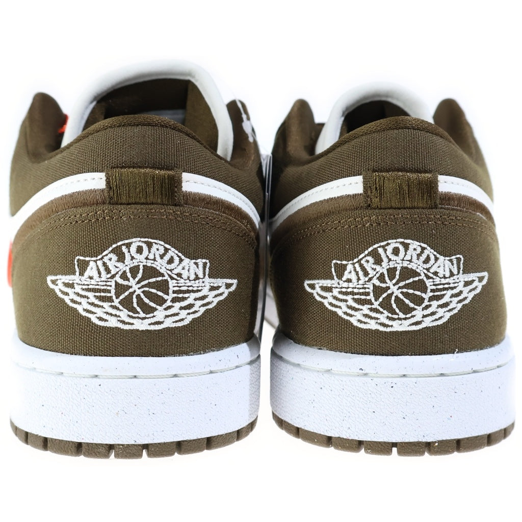 NIKE(ナイキ) WMNS AIR JORDAN 1 LOW SE LIGHT OLIVE ウィメンズ エアジョーダン1 ローカットスニーカー ホワイト/オリーブ US11.5/28.5cm DV0426-301