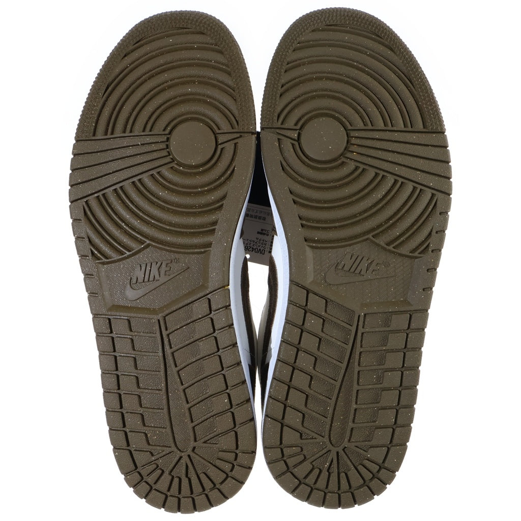 NIKE(ナイキ) WMNS AIR JORDAN 1 LOW SE LIGHT OLIVE ウィメンズ エアジョーダン1 ローカットスニーカー ホワイト/オリーブ US11.5/28.5cm DV0426-301