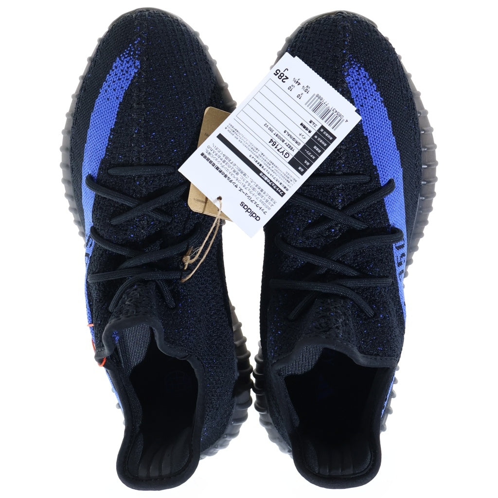 adidas(アディダス) YEEZY BOOST 350V2 DAZZLING BLUE イージーブースト ダスリングブルー ローカットスニーカー ブラック/ブルー US10.5/28.5cm GY7164