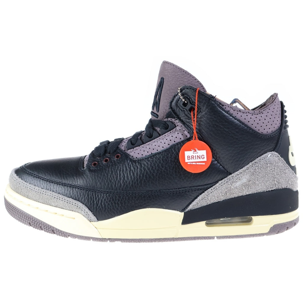 NIKE(ナイキ) ×A MA MANIERE WMNS AIR JORDAN 3 RETRO OG SP アママニエール ウィメンズ エアジョーダン3 レトロ ハイカットスニーカー ブラック US11.5/28.5cm FZ4811-001
