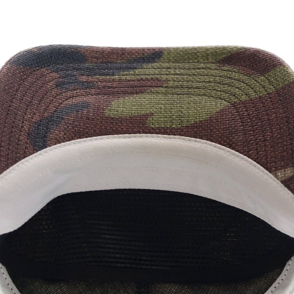 SUPREME(シュプリーム) 26SS Raffia Mesh Back 5-Panel Camo ラフィア メッシュキャップ カモフラ柄