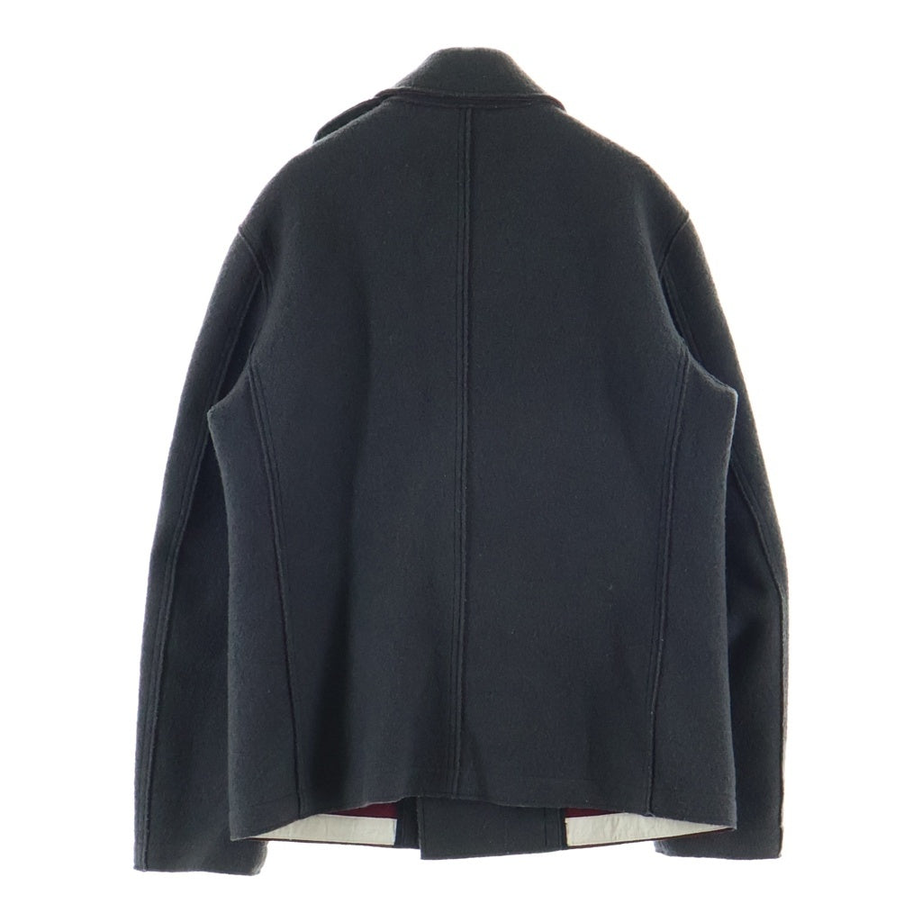 GIORGIO ARMANI(ジョルジオアルマーニ) ミドル丈ダブルブレストコート ウールジャケット ダークグレー #48 レディース