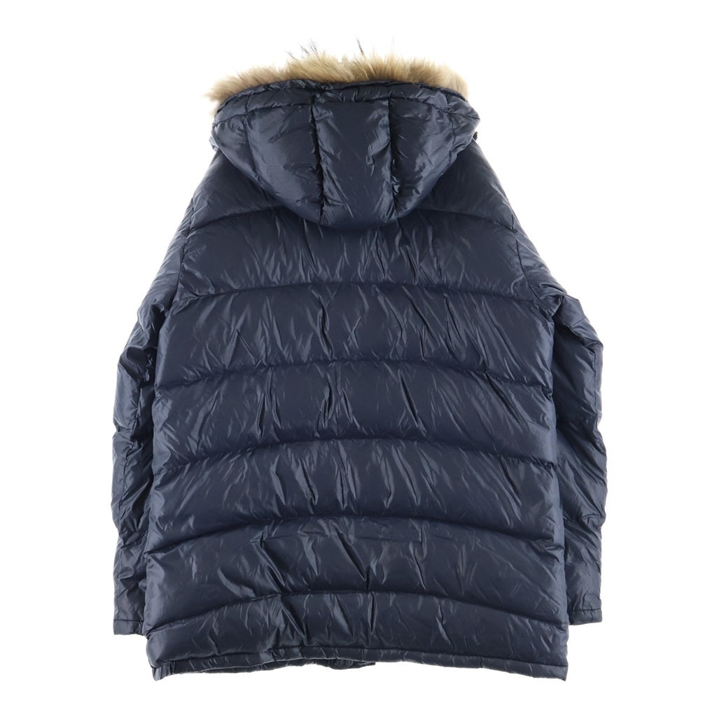 Marmot(マーモット) ファーフードダウンジャケット ロングダウン ダウンコート ネイビー #XL レディース