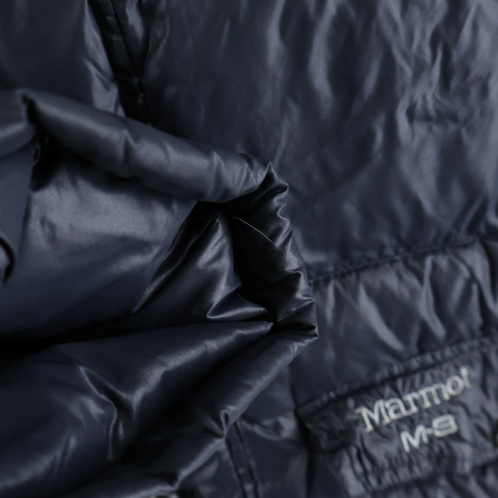 Marmot(マーモット) ファーフードダウンジャケット ロングダウン ダウンコート ネイビー #XL レディース