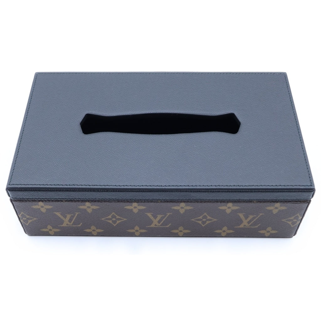 LOUIS VUITTON(ルイヴィトン) モノグラム ティッシュボックス ブラウン/ブラック GI1445 レディース