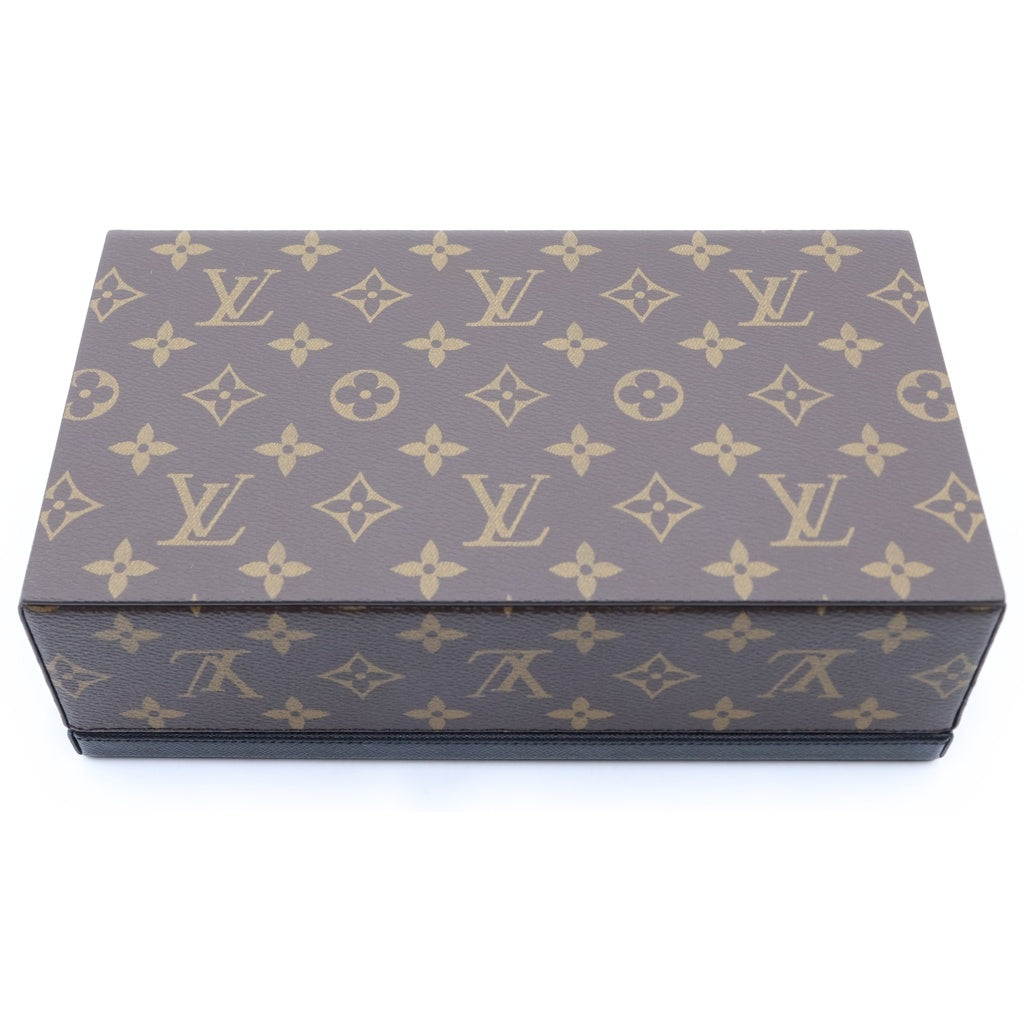 LOUIS VUITTON(ルイヴィトン) モノグラム ティッシュボックス ブラウン/ブラック GI1445 レディース