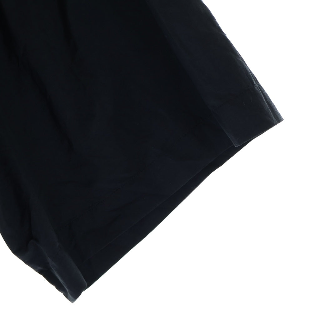 s'yte(サイト) NYLON TAFFETA SHORT SLEEVE JUMPSUIT ナイロン ジャンプスーツ ブラック UI-D02-600