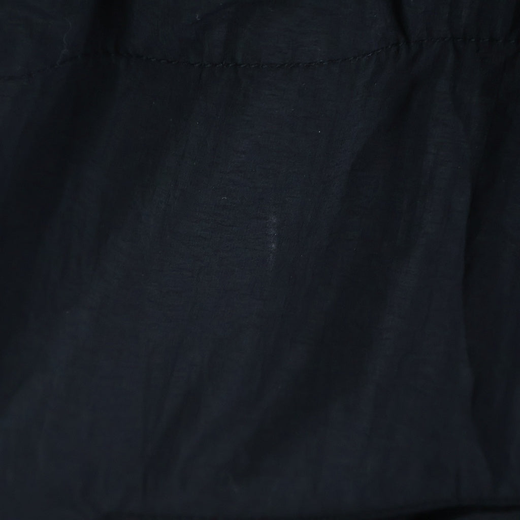 s'yte(サイト) NYLON TAFFETA SHORT SLEEVE JUMPSUIT ナイロン ジャンプスーツ ブラック UI-D02-600