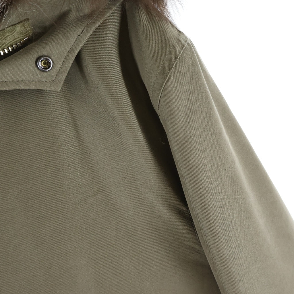 jun hashimoto(ジュンハシモト) 20AW FUR MODS COAT モッズコート カーキ 1012020014