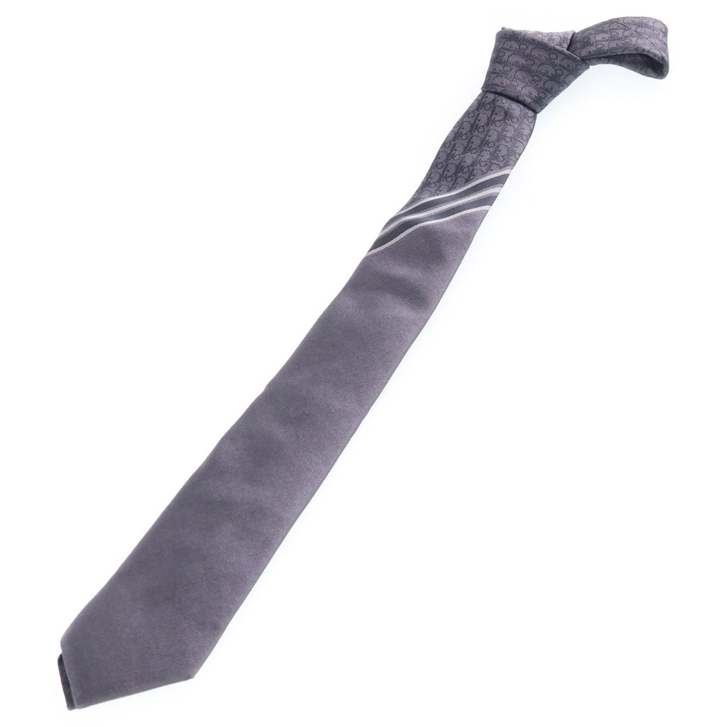 DIOR(ディオール) Obrique Tie オブリーク シルク ネクタイ ネイビー