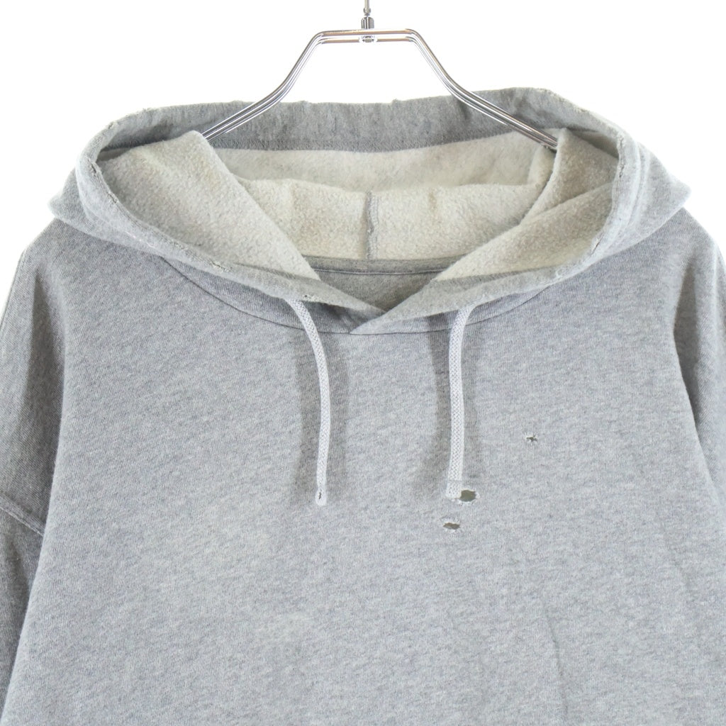 GIVENCHY(ジバンシィ) ダメージ加工 スウェット プルオーバーパーカー グレー BMJ0L03YF4