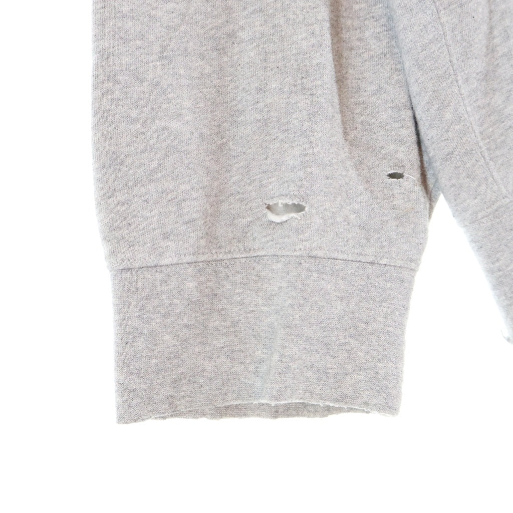 GIVENCHY(ジバンシィ) ダメージ加工 スウェット プルオーバーパーカー グレー BMJ0L03YF4
