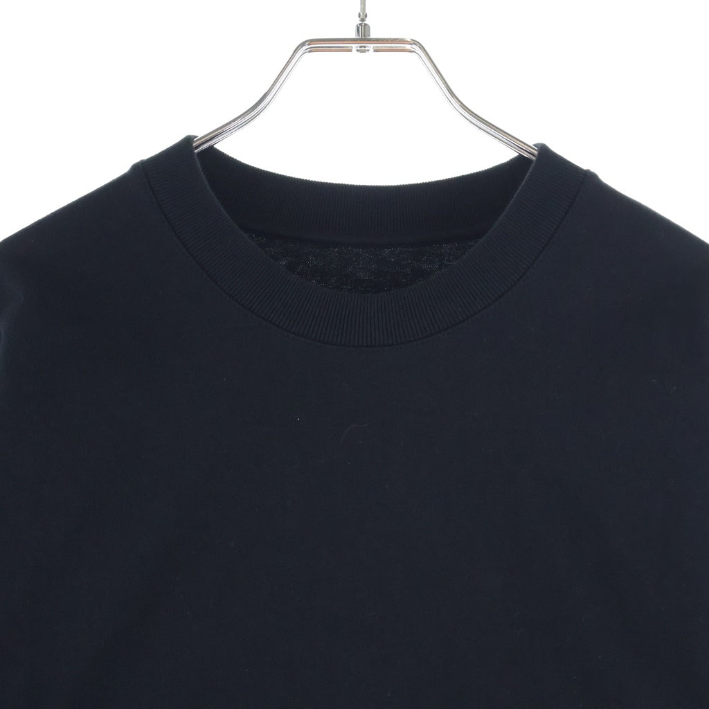 JIL SANDER(ジルサンダー) 25SS ヘビーコットン オーバーサイズ 長袖Tシャツ ブラック J22GC0200
