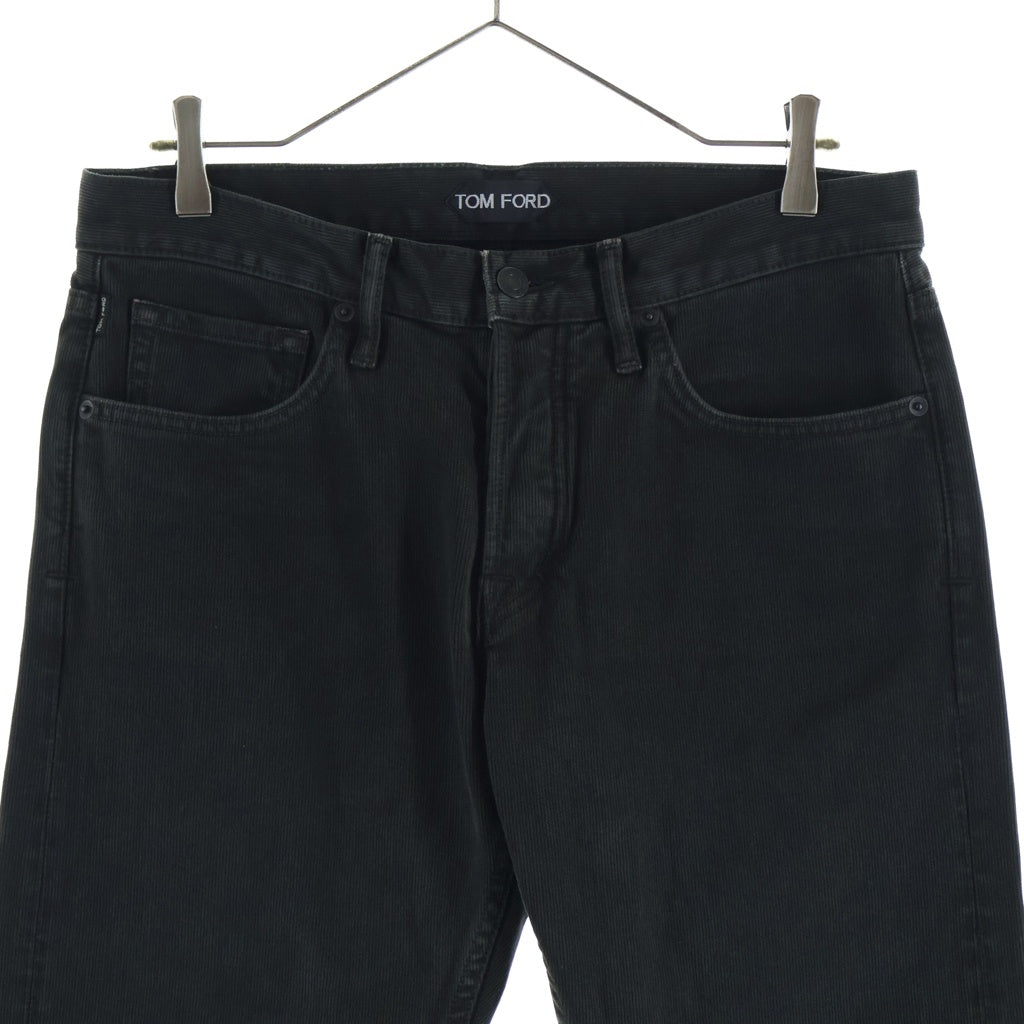 TOM FORD(トムフォード) ストレートデニムパンツ チャコールグレー DPS001 DMC011S23