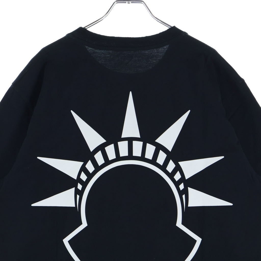 MONCLER(モンクレール) 23SS グラフィックプリント 半袖Tシャツ ブラック I109F8C00003