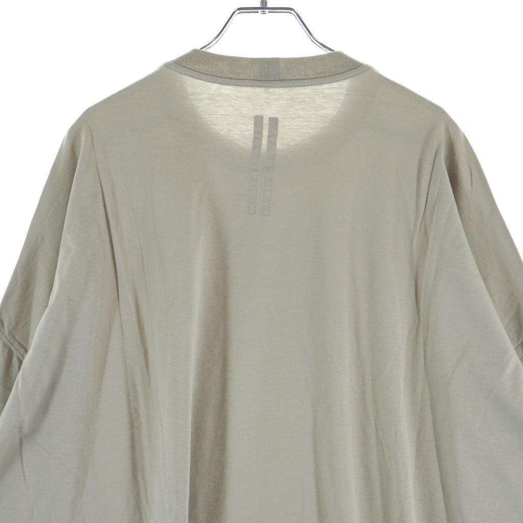 Rick Owens(リックオウエンス) 23AW TOMMY T-SHIRT オーバーサイズ半袖Tシャツ カットソー ベージュ RU02C7283-JA