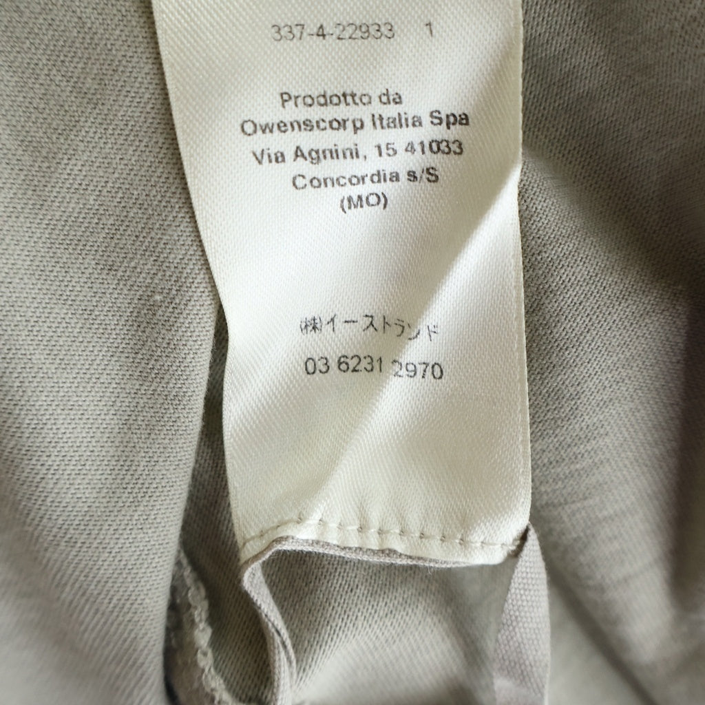 Rick Owens(リックオウエンス) 23AW TOMMY T-SHIRT オーバーサイズ半袖Tシャツ カットソー ベージュ RU02C7283-JA