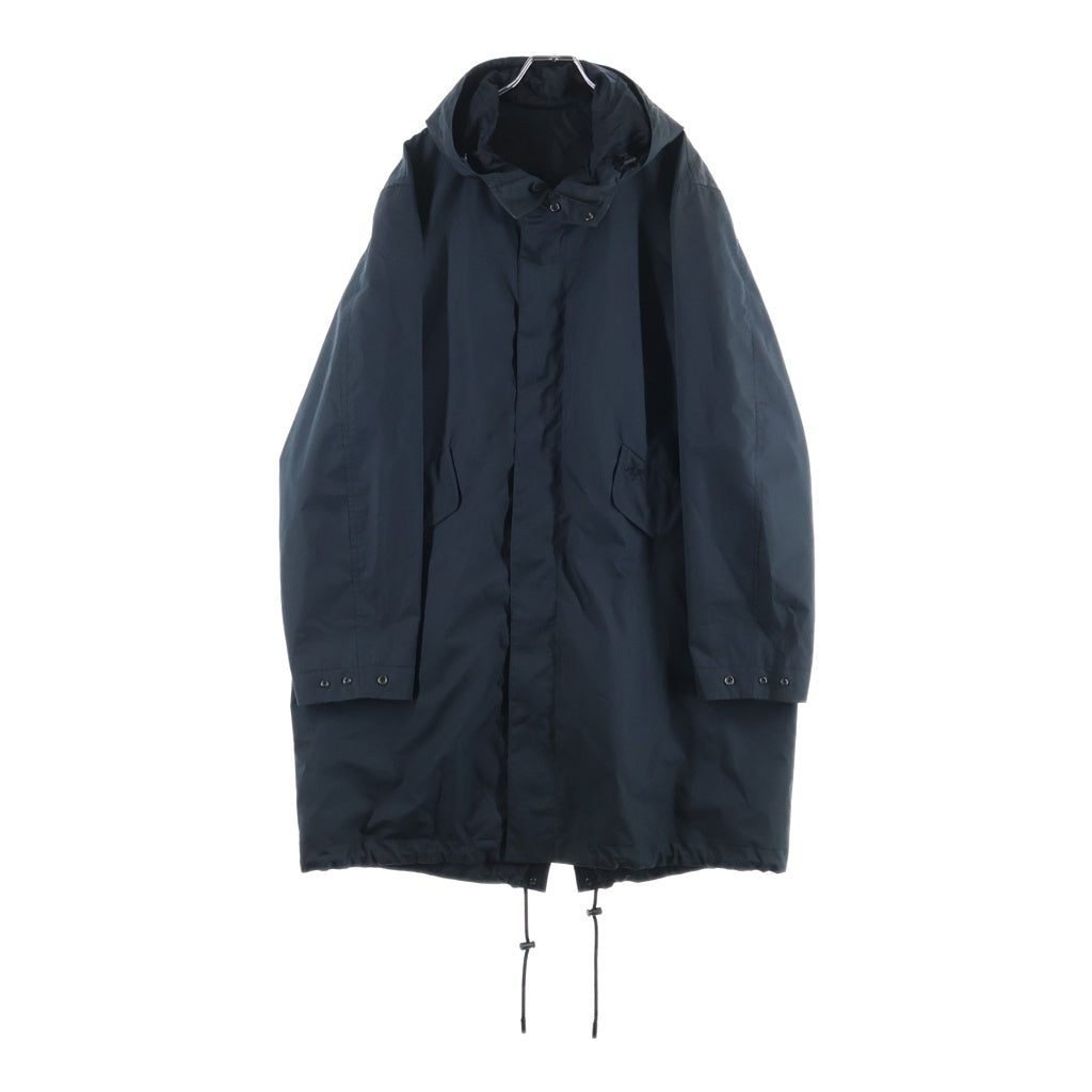 DIOR(ディオール) ×SHAWN STUSSY Back Logo Hooded Coat ショーン ステューシー バックロゴフーデッドコート フィッシュテイル モッズコート フード付き 033C313A4810