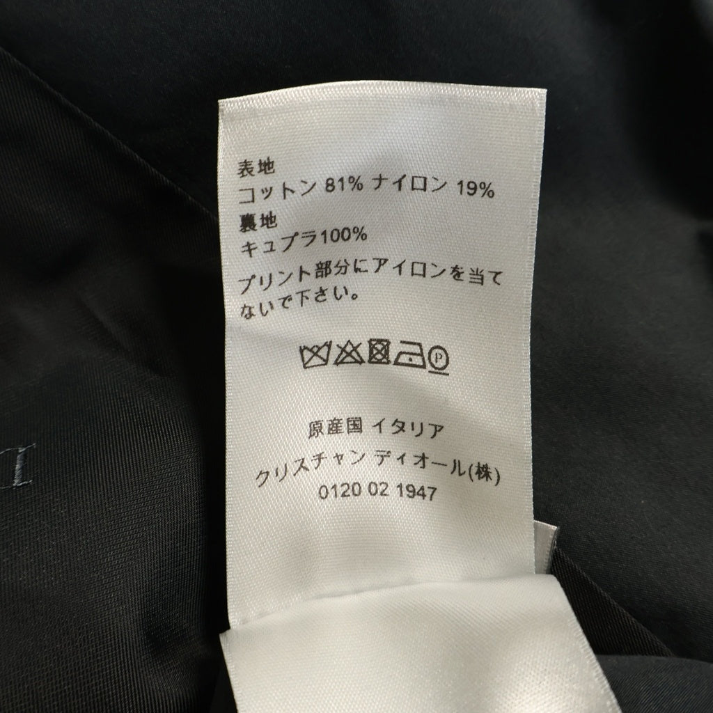 DIOR(ディオール) ×SHAWN STUSSY Back Logo Hooded Coat ショーン ステューシー バックロゴフーデッドコート フィッシュテイル モッズコート フード付き 033C313A4810