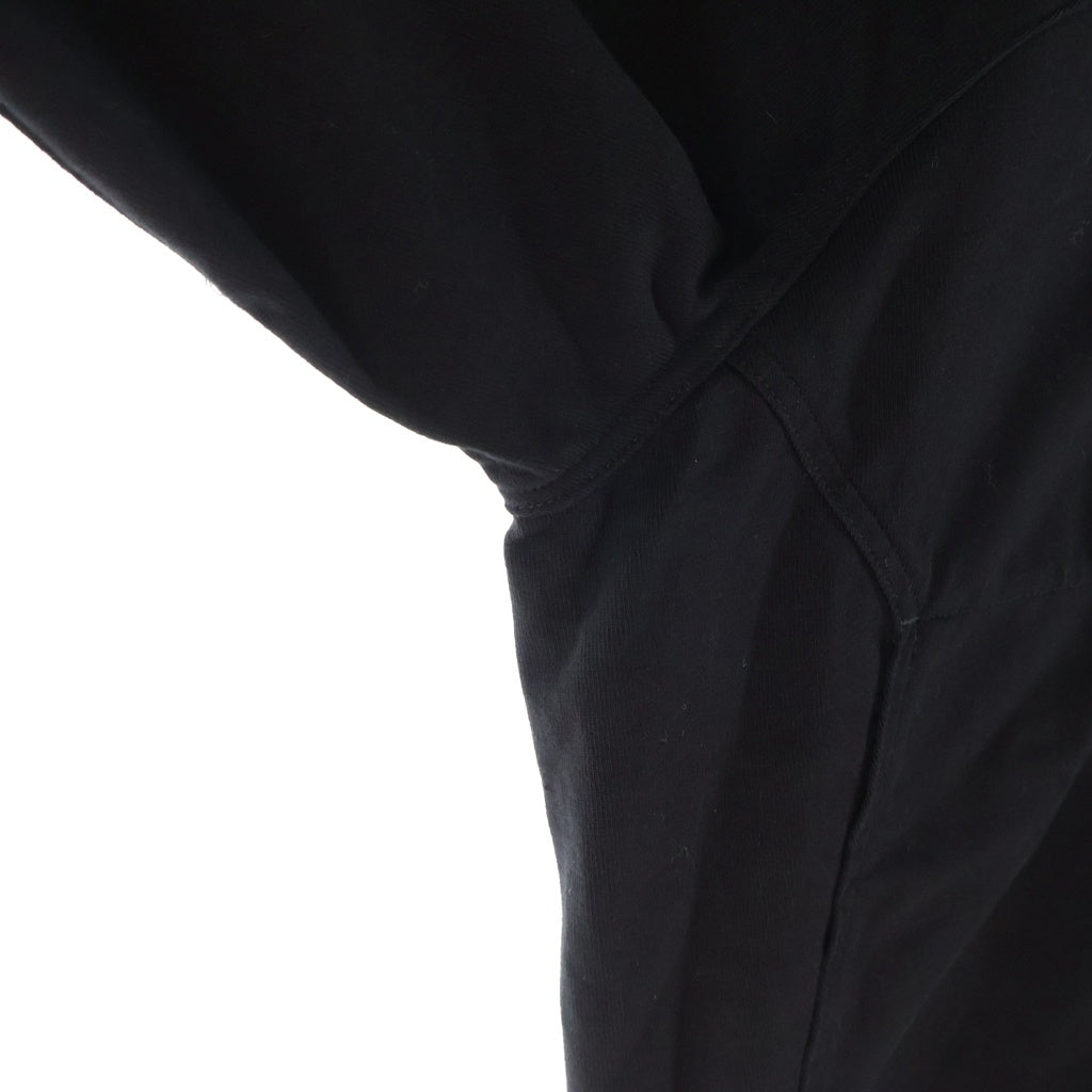 Rick Owens(リックオウエンス) 24SS LIDO ドローコード ジップアップ スウェットパーカー ブラック RU01D3241-BA