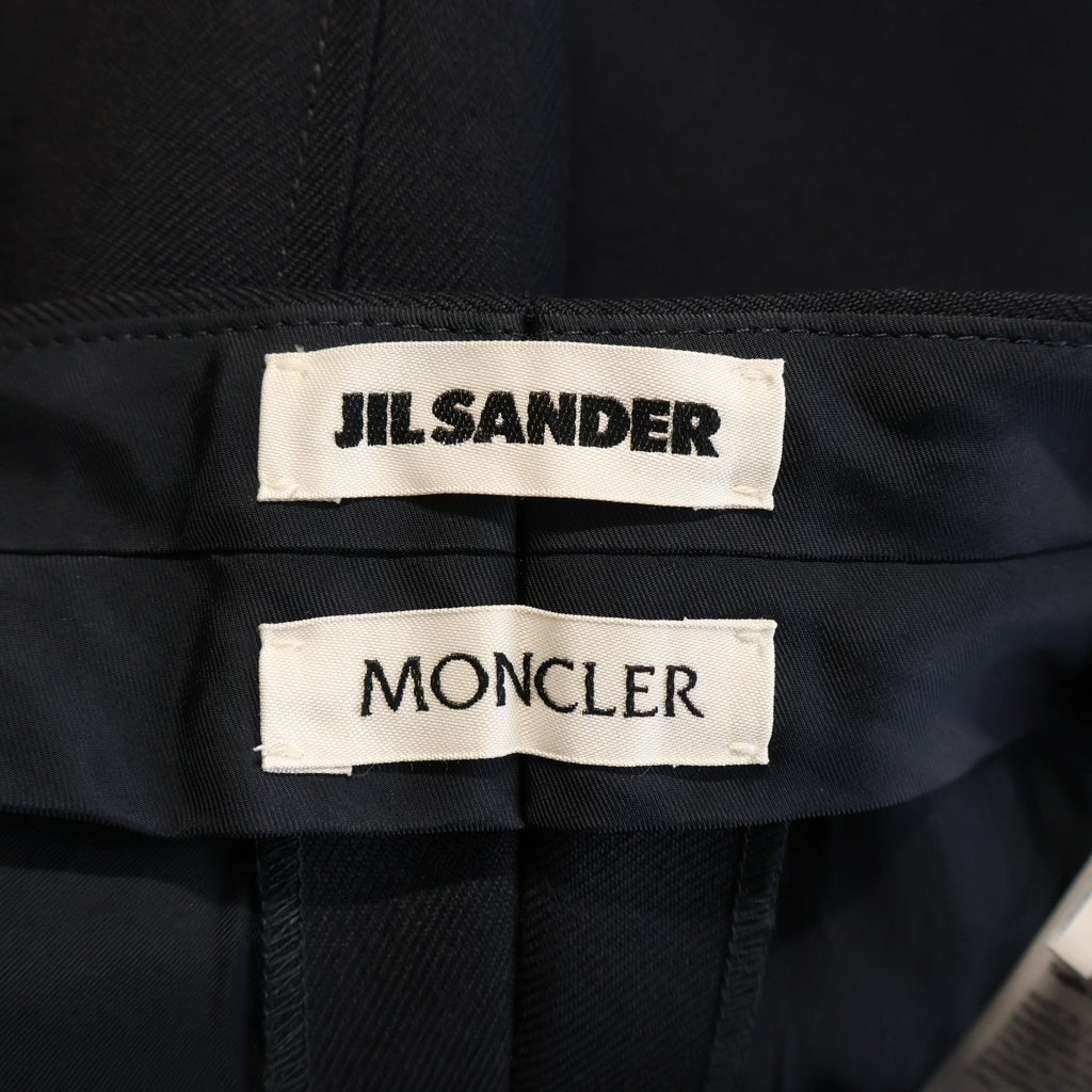 MONCLER(モンクレール) 25AW ×JIL SANDER PANTALONE ジルサンダー パンタロン テーラードパンツ ネイビー K24052A00003
