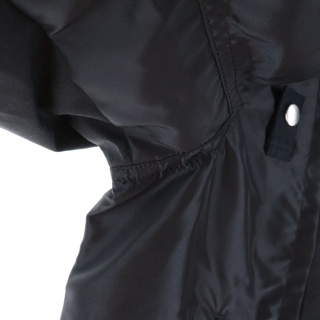 Sacai(サカイ) コットン ナイロン切替 ミリタリーコート ジャケット ブラック SCM-202