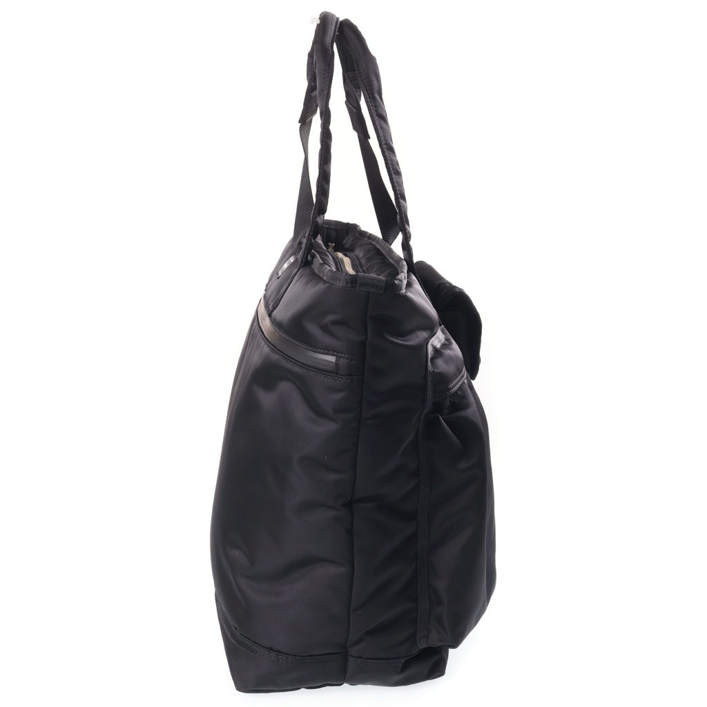 Sacai(サカイ) ×PORTER Pocket Tote ポーター ナイロン トートバッグ ハンドバッグ ブラック 24-0882S レディース