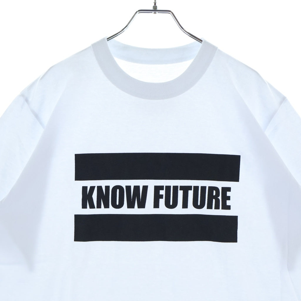 Sacai(サカイ) 24SS KNOW FUTURE プリント 半袖Tシャツ カットソー ホワイト 24-0720S