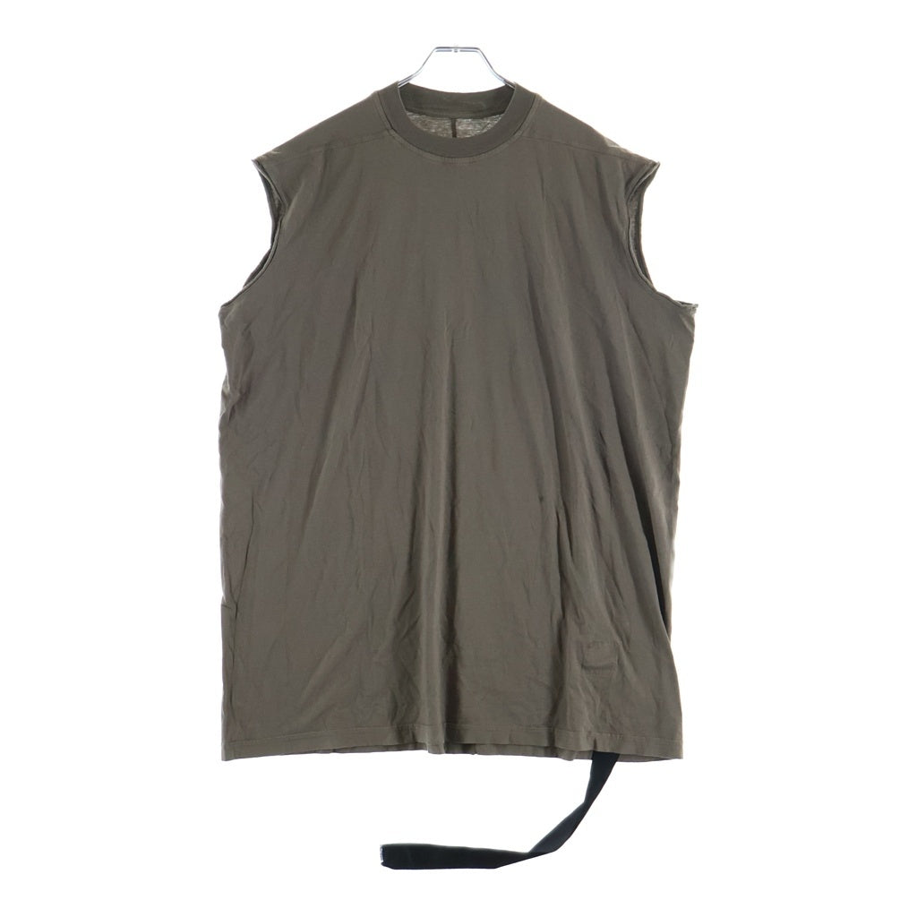 Rick Owens DRKSHDW(リックオウエンス ダークシャドウ) 24SS TARP タープ オーバーサイズ ノースリーブ カットソー タンクトップ ブラウン DU01D1158-RN