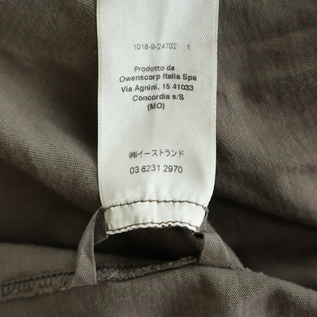 Rick Owens DRKSHDW(リックオウエンス ダークシャドウ) 24SS TARP タープ オーバーサイズ ノースリーブ カットソー タンクトップ ブラウン DU01D1158-RN