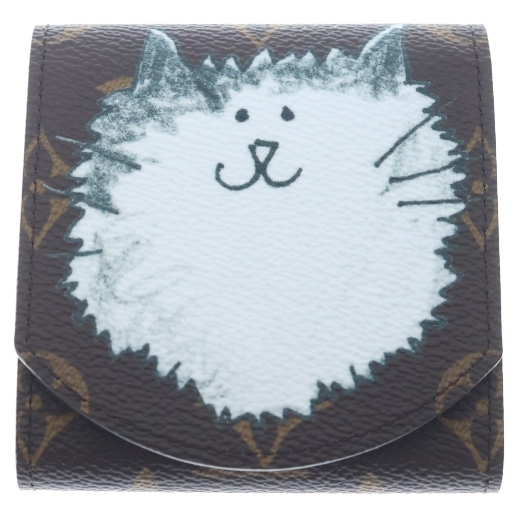 LOUIS VUITTON(ルイヴィトン) トラベル ウィズ グレース コディントン ノートパッド ポーチ モノグラム キャンバスレザー キャット メモ 手帳 ブラウン DI2285 GI1392 レディース