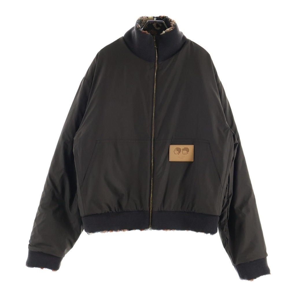 LOUIS VUITTON(ルイヴィトン) 25AW ×NIGO Reversible Monogram Fleece ニゴー リバーシブル モノグラム フリースジャケット グレー/ブラウン RM252M XMC HTY62W